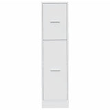 Apothecary Cabinet White 30x41x118 cm Engineered Wood 855160