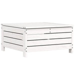 7 Piece Garden Sofa Set White Solid Wood Pine 3250941