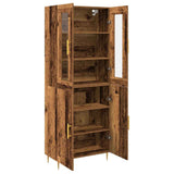 Highboard 2 pcs Old Wood Engineered Wood 3334346