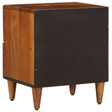 Bedside Cabinet 2 pcs Brown 40 x 33 x 46 cm Solid Mango Wood 4018223