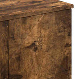 Bathroom Furniture Set 3 pcs Smoked Oak Engineered wood & Metal 3392948