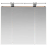Bathroom Mirror Cabinet Smoked Oak 60 x 14.5 x 50 cm 889083