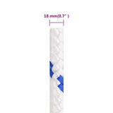 Boat Rope White 18 mm 100 m Polypropylene 152313