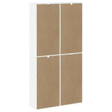 Side Cabinets 4 pcs "ODDA" White 40x24x79 cm Solid Wood Pine 3365349