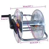 Hose Reel Wall Mounted for 50 m 1/2" or 35 m 3/4" Hose Steel 4005277