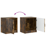 Bedside Cabinet 2 pcs Smoked Oak 43 x 34.5 x 47 cm 895726