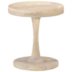 ZNTS Side Table Ø40x45 cm Solid Mango Wood 320600