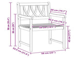 Garden Chairs 4 pcs Natural Solid Acacia Wood 3416303