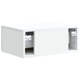 Wall-Mounted Bedside Cabinet 2 pcs White 49 x 34.5 x 20 cm 898956