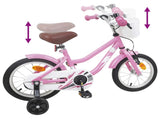 Kids Bike 12 Inches for 2-4 Years Old Light Pink 42009572