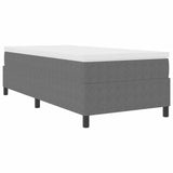 Platform Bed Frame Light Grey 90 x 190 cm Fabric 3337382