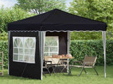 Pop-up Party Tent 195 x 195 x 245 cm Anthracite Oxford Fabric 42019726