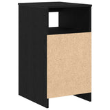 Drawer Cabinet Black Oak 40x50x76 cm Engineered Wood 862009