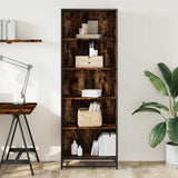 Bookcase Smoked Oak 60x35x170.5 cm Engineered Wood 3300852