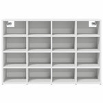 Shoe Cabinet with Shelf White 103 x 30 x 67 cm Engineered wood 808729
