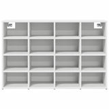 Shoe Cabinet with Shelf White 103 x 30 x 67 cm Engineered wood 808729