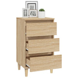 Bedside Cabinet Sonoma Oak 40x35x70 cm Engineered Wood 819663