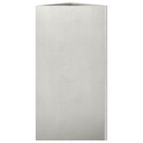 Garden Planter Triangular 40x34.5x75 cm Stainless Steel 851165