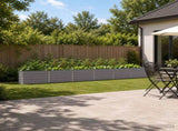 Raised Garden Bed Grey 480 x 40 x 55 cm cold-rolled steel 8006288