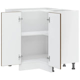 Kitchen Corner Base Cabinet Lucca Brown Oak Engineered Wood 853754