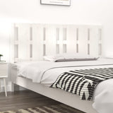 Bed Headboard White 165.5x4x100 cm Solid Wood Pine 818001