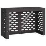 Air Conditioner Cover Black 90 x 40 x 60 cm Steel 865890