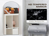 150cm Arched Full Length Mirror - Black T3398P343299