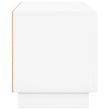 TV Stand 90 x 34.5 x 40 cm High Gloss White Engineered Wood 8011571