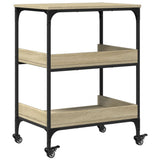 Kitchen Trolley Sonoma Oak 60x41x80.5 cm Engineered Wood 842402