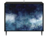 Sideboard RAALTE Black Oak 69 x 33 x 76 cm Engineered Wood 8006932