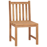 Garden Dining Set Natural Teak Solid Teak Wood Medium 3157155