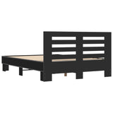 Bed Frame without Mattress Black 135x190 cm Double 3280122