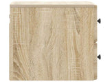 Wall-Mounted Bedside Cabinet Sonoma Oak 34.5 x 33 x 40 cm 899149