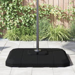 ZNTS 4-Piece Cantilever Parasol Base Set - 130kg Sand or 90kg Water 42006931