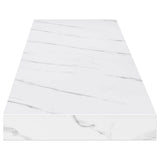 Wall Shelf 4 pcs White Marble 120 x 23.5 x 4 cm Engineered Wood 42019979