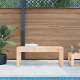 Garden Bench Natural Pine Solid pine wood Medium Durable 825093