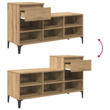 Shoe Cabinet Artisan oak 102 x 36 x 60 cm Engineered wood 881043