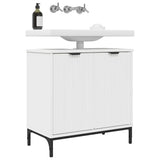 Bathroom Sink Cabinet White 60.5 x 33.5 x 61 cm Engineered wood 883414