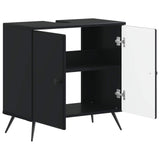 Bathroom Sink Cabinet BREDA Black 59.5 x 31.5x 59 cm 897446