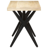 Dining Table 120x60x76 cm Solid Mango Wood 323560