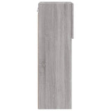 TV Cabinet with LED Lights Grey Sonoma 40.5x30x90 cm 837053