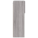 TV Cabinets with LED Lights 2 pcs Grey Sonoma 40.5x30x90 cm 837054