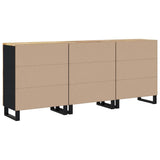 Sideboards 3 pcs Rough Mango Wood 3143638