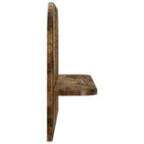 Wall Shelf 2 pcs Smoked Oak 60 x 13.5 x 37.5 cm Engineered Wood 8014946