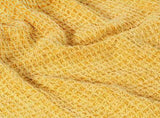 Throw Cotton 220x250 cm Mustard Yellow 133763