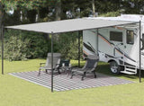 Tent Carpet 300x400 cm Anthracite and White 310828