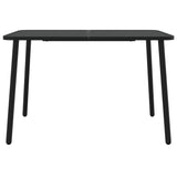 Garden Table Anthracite 110x80x71 cm Steel 362739