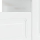 LED TV Cabinet High Gloss White Engineered Wood 897789