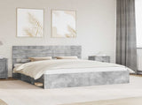 Bed Frame with Headboard Concerte 180 x 200 cm Solid Pine Wood 3411386