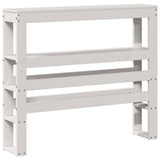 Bed Frame without Mattress White 90x200 cm Solid Wood Pine 3306487